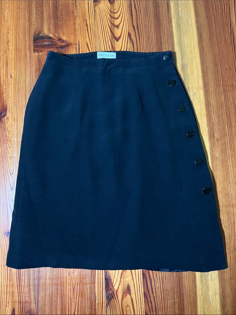 Vintage Ann Taylor A-Line Side-Button Skirt, Size 4